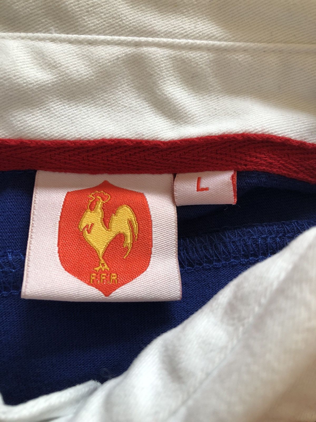 Vintage RARE FRANCE RUGBY STYLE VINTAGE POLO SHIRT Size US L / EU 52-54 / 3 - 5 Thumbnail