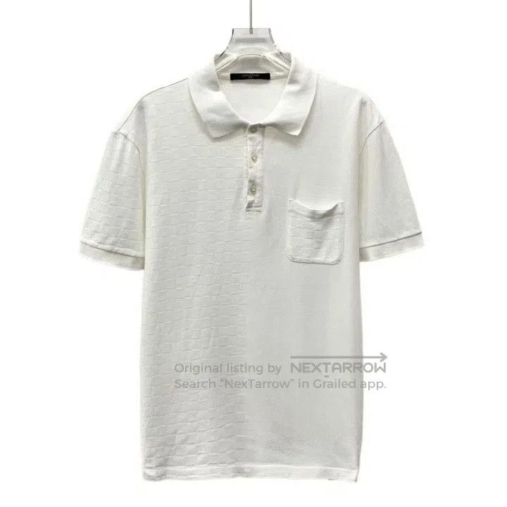 Louis Vuitton Louis Vuitton 2022 White Damier Cotton Polo. Size US L / EU 52-54 / 3 - 1 Thumbnail