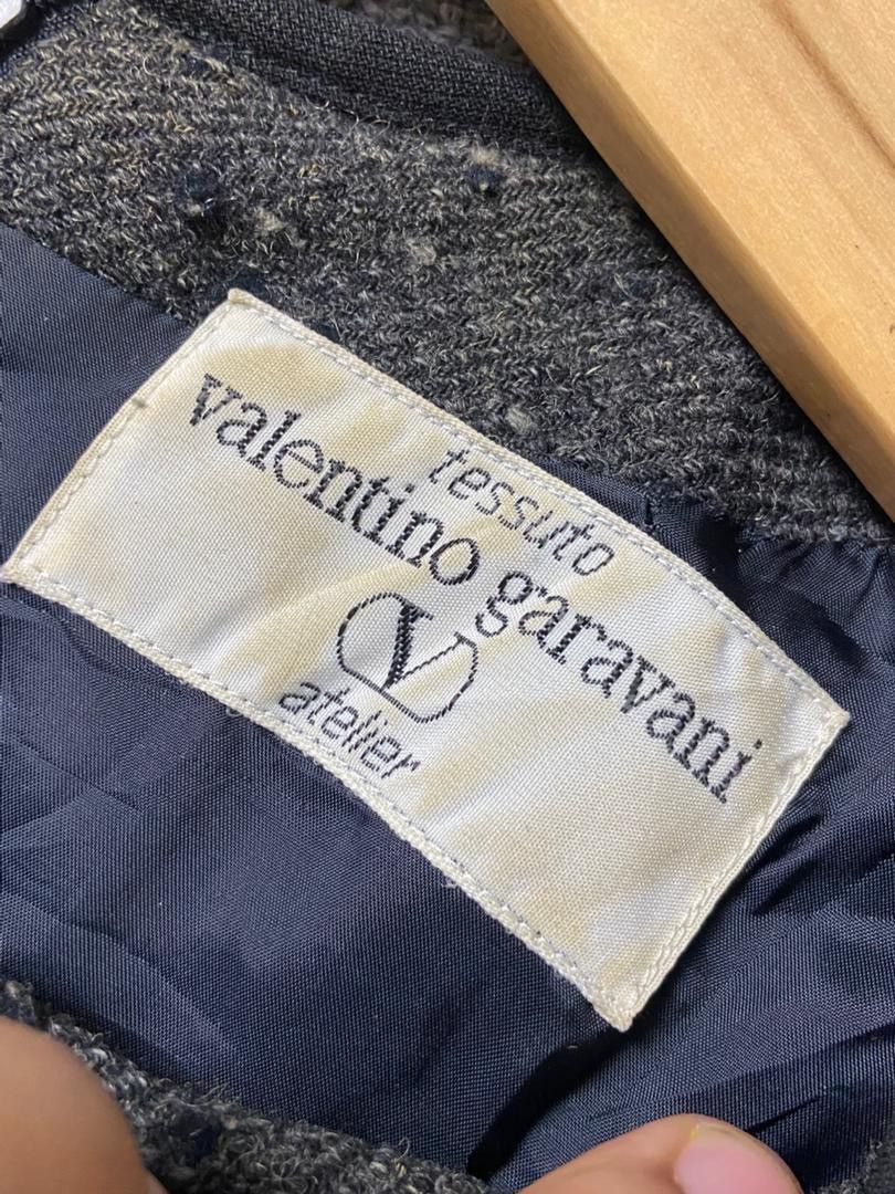 Japanese Brand Valentino Garavani Wool Tweed Blend Dress (182) Size XS / US 0-2 / IT 36-38 - 5 Thumbnail