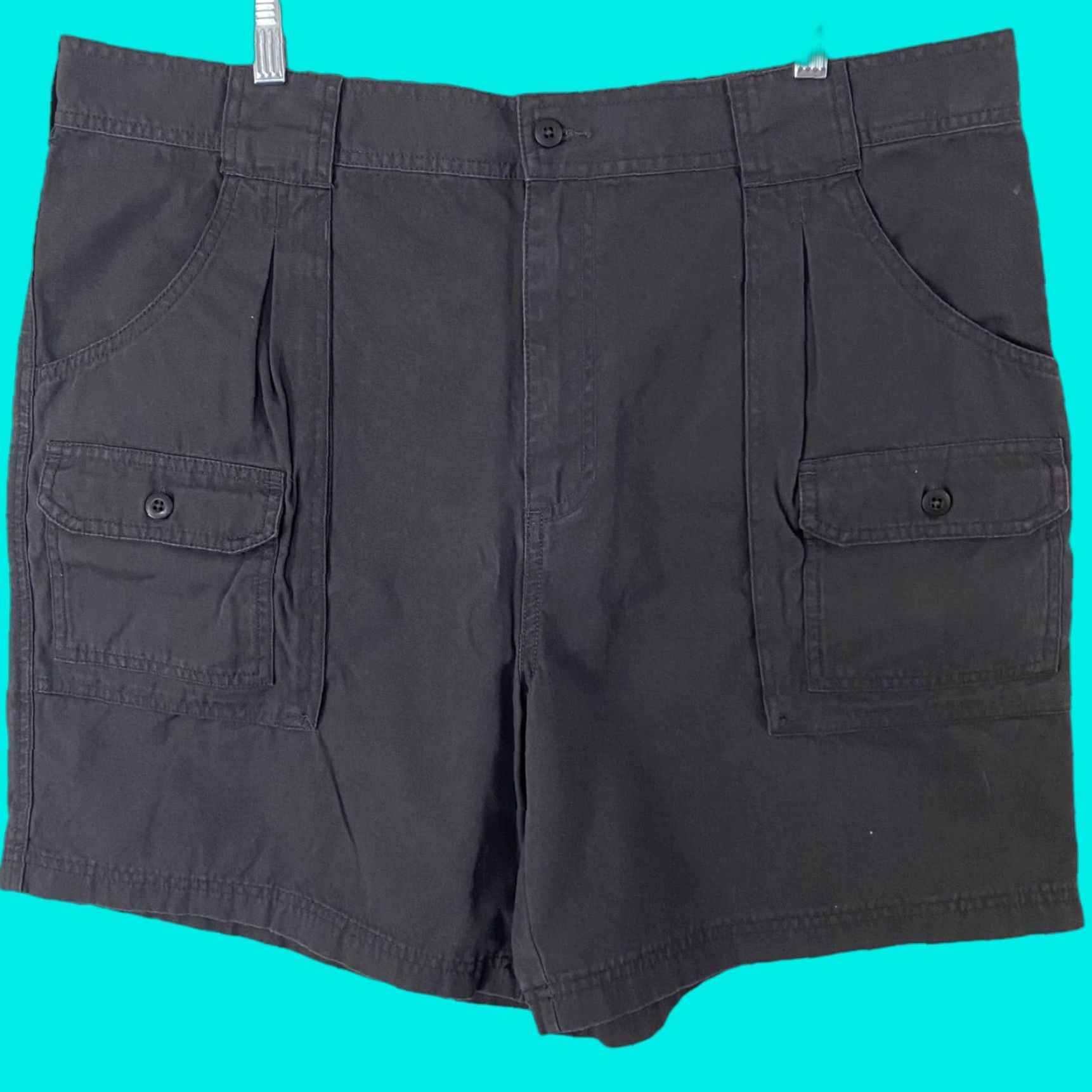 Vintage Cabela's Shorts Cargo Canvas Gray Hiking Outdoors Utility Pockets Men's Size 40 Size US 40 / EU 56 - 1 Thumbnail