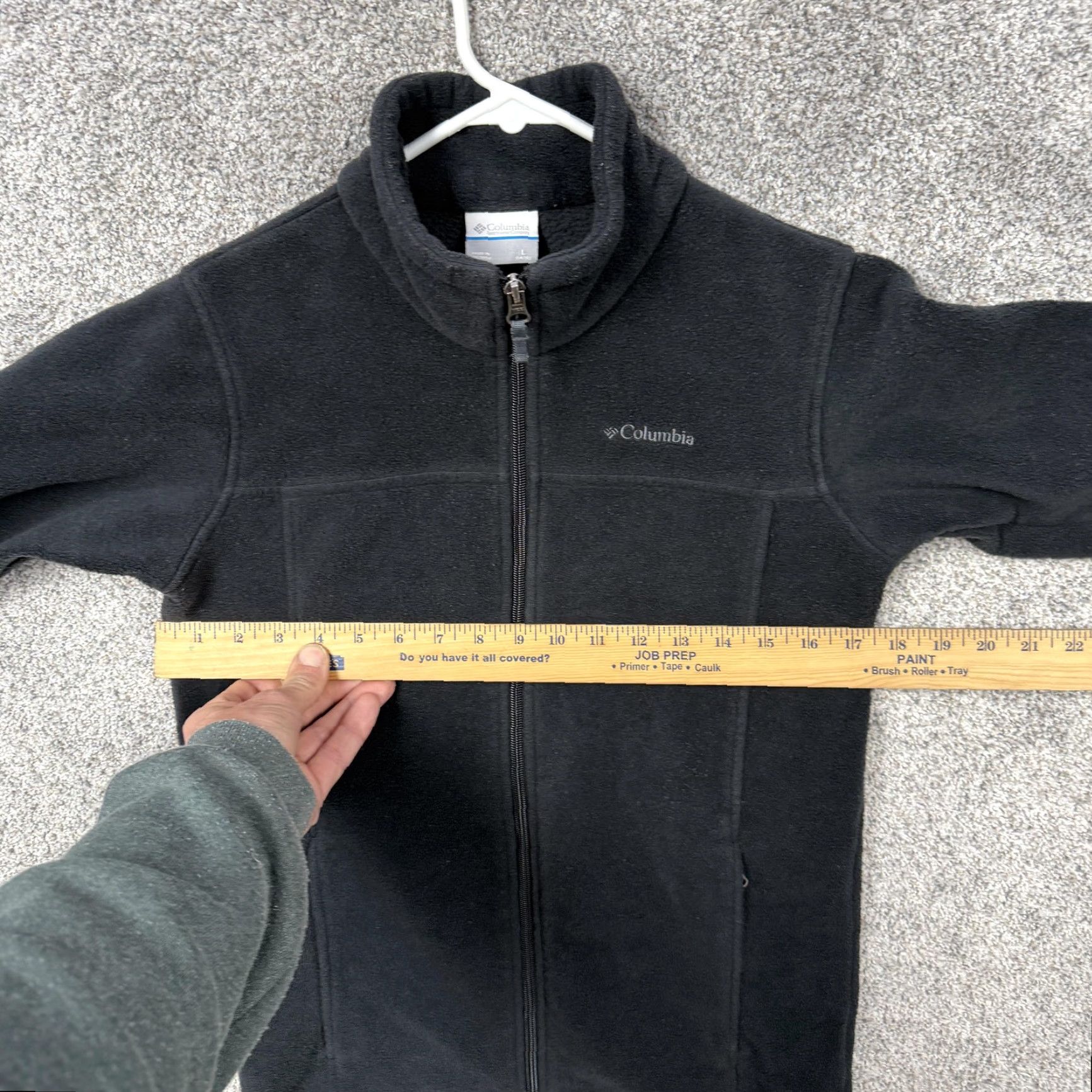 Vintage Columbia Jacket Mens Large Black Full Zip Warm Fleece Outdoor Pockets WB6760 Size US L / EU 52-54 / 3 - 4 Thumbnail