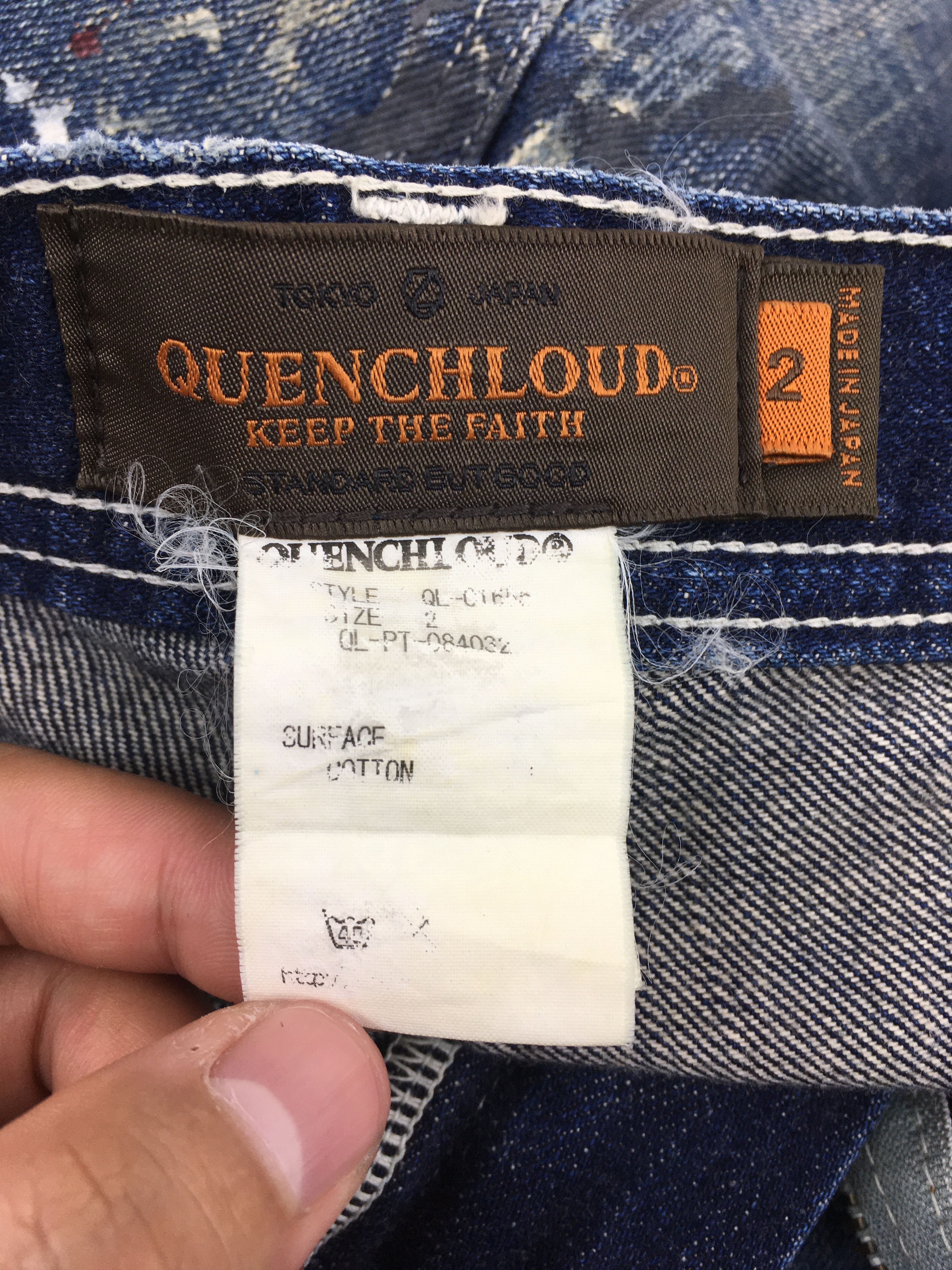 Kapital Size 30x29.5 Quenchloud Japan Splatter Painter Jeans Size US 30 / EU 46 - 12 Thumbnail