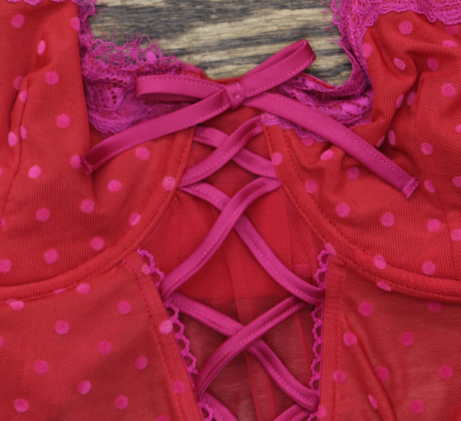 Other Nwt Inc International Concepts Bodysuit Crimson Leaf Red L Size 36" / US 14 / IT 50 - 4 Thumbnail