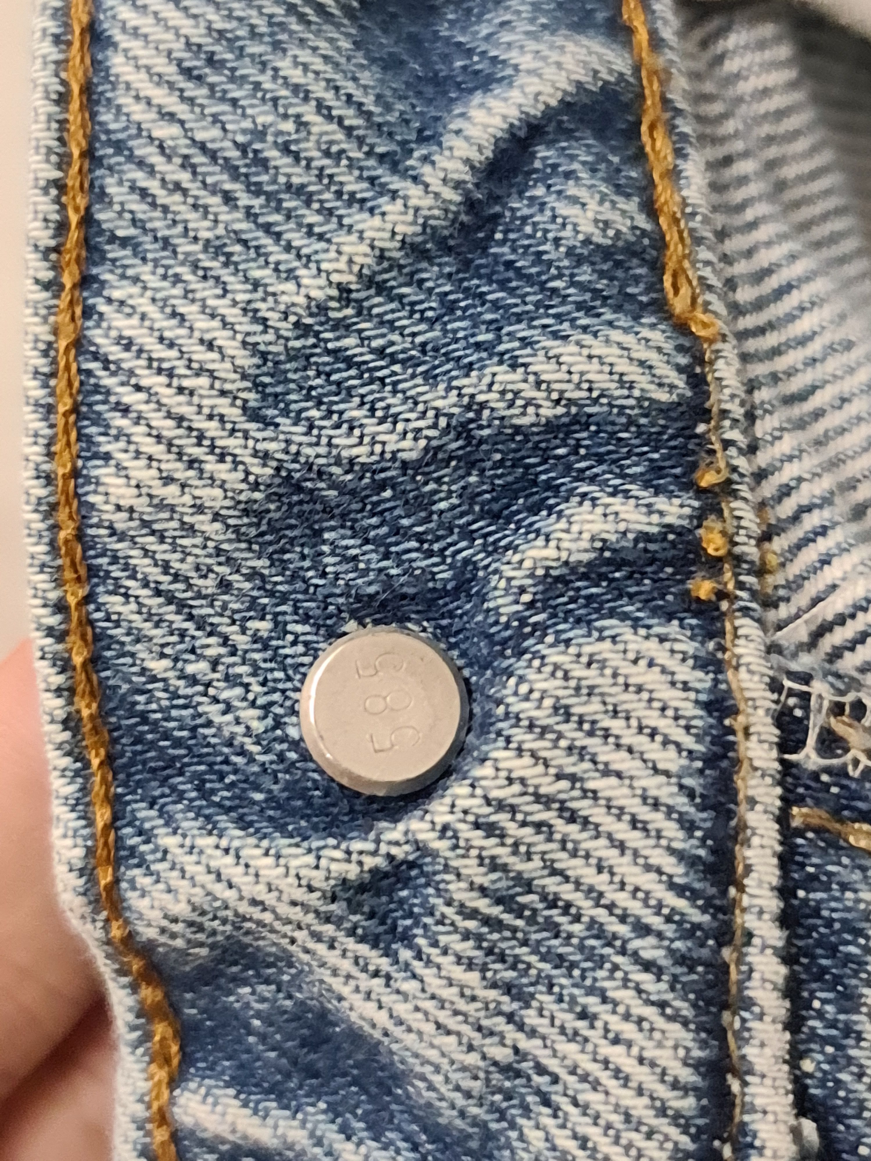 Levi's 90s Vintage Levi's blue washed denim made in USA jeans pants Size US 33 - 17 Thumbnail