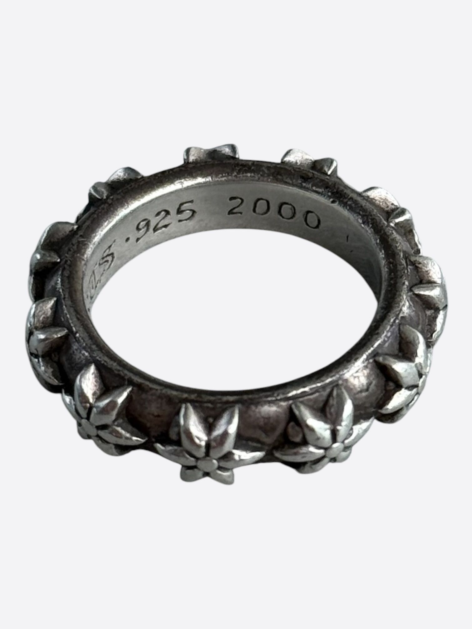 Chrome Hearts Chrome Hearts Silver Star Band Ring Size ONE SIZE - 5 Thumbnail