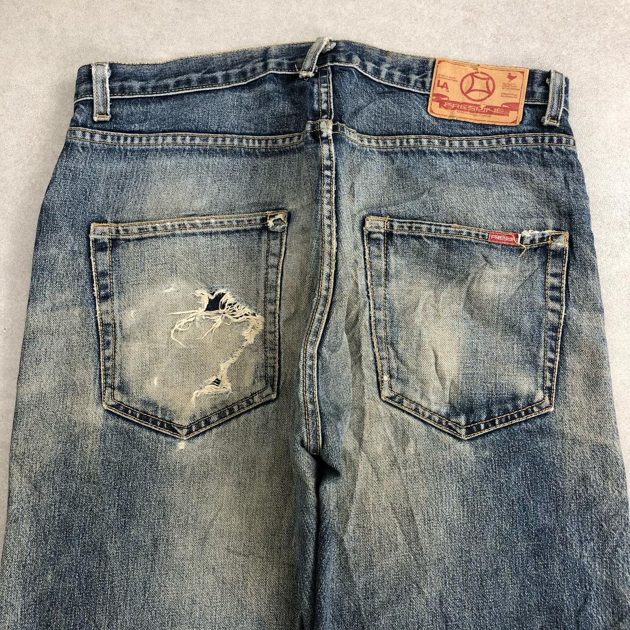 Freshjive Vtg Freshjive Distressed Denim Size US 34 / EU 50 - 6 Thumbnail