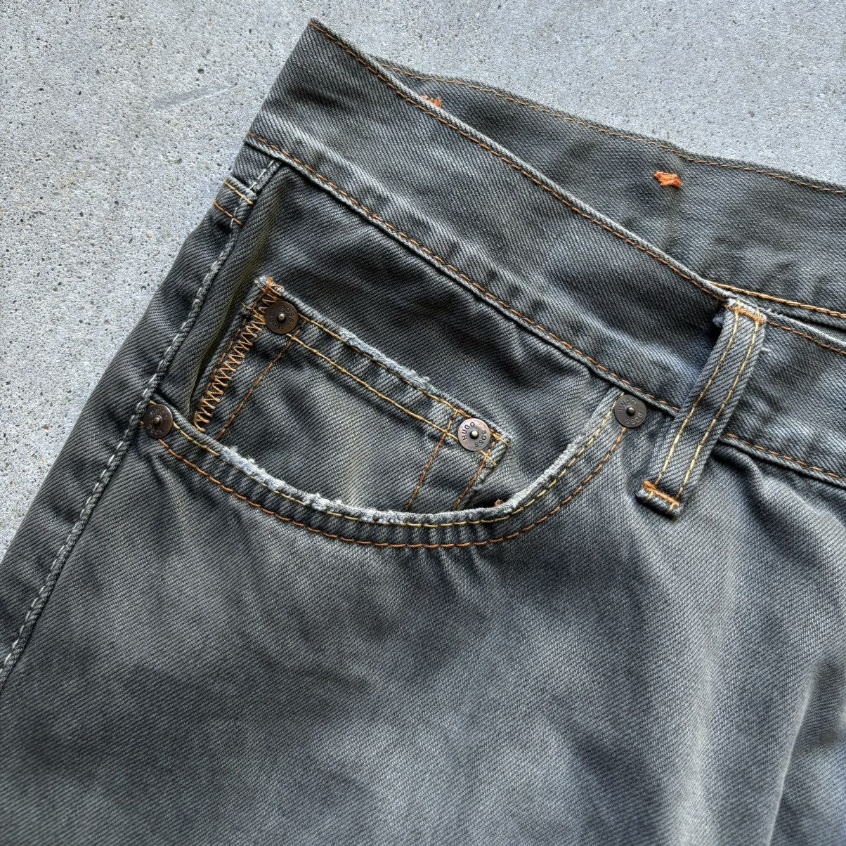 Hugo Boss × Japanese Brand × Vintage vintage Y2K HUGO BOSS Wide Leg Bootcut Fade Wash Denim jeans Size US 35 - 11 Thumbnail