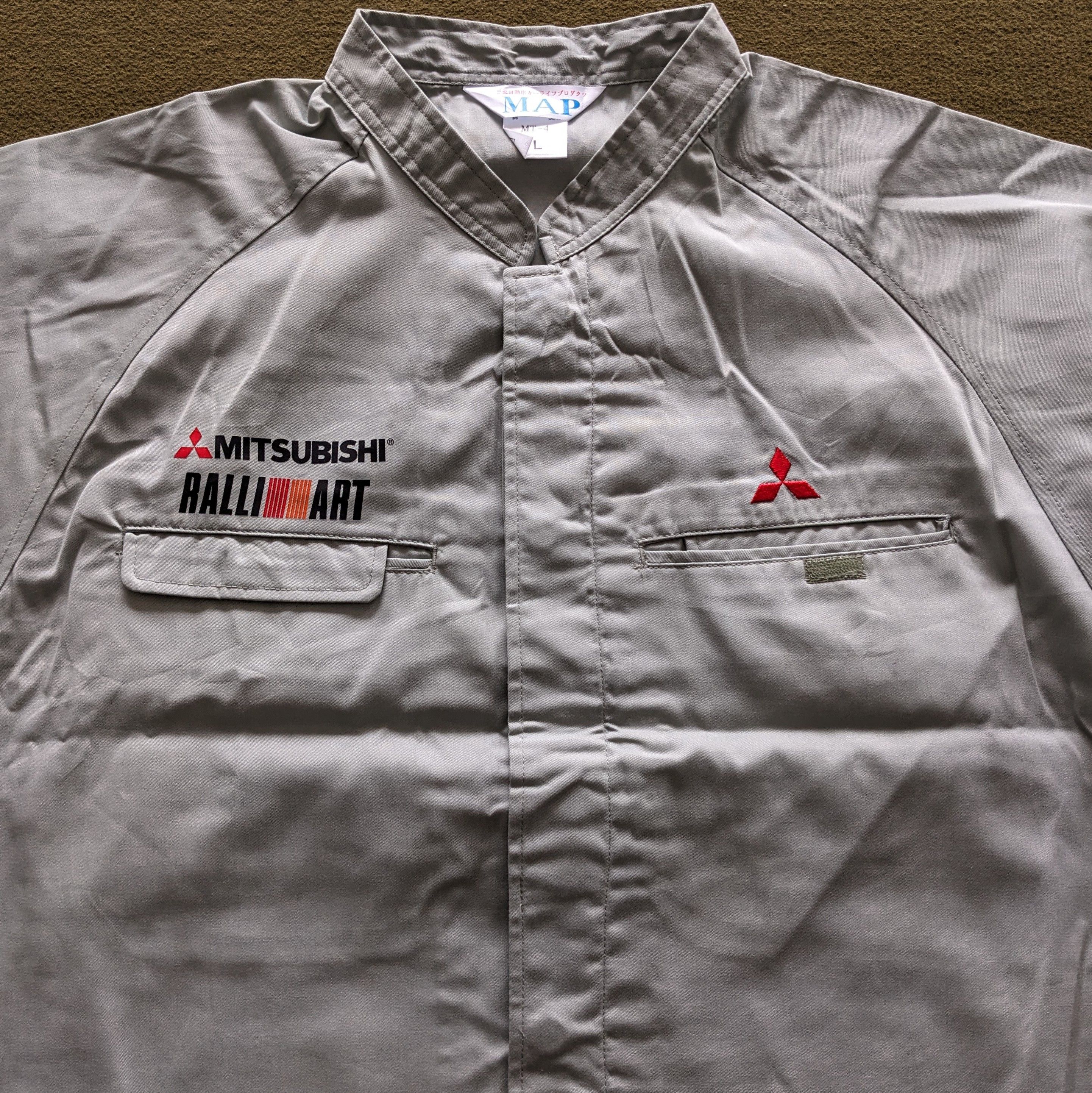 Other Vintage MITSUBISHI RALLI ART Racing Uniform Workers Jacket Size US L / EU 52-54 / 3 - 3 Thumbnail