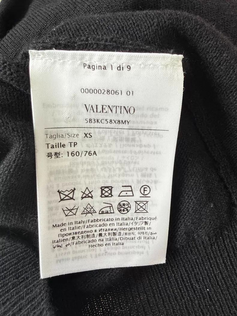 Valentino Valentino Black short-sleeved knitwear Size XS / US 0-2 / IT 36-38 - 4 Thumbnail