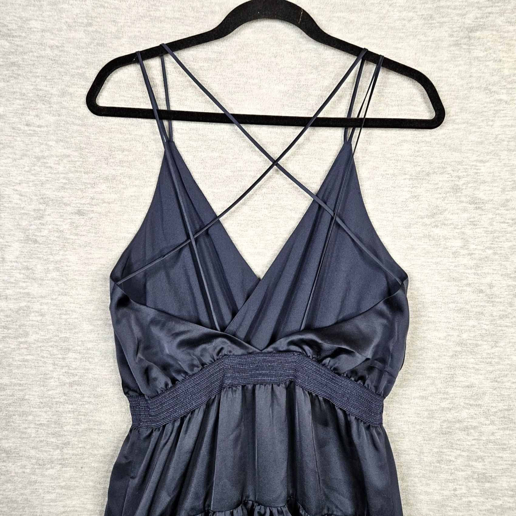 Designers Remix Designers Remix Charlotte ESKILDSEN Women's Navy Blue Party Dress Size 38 Size XS / US 0-2 / IT 36-38 - 3 Thumbnail