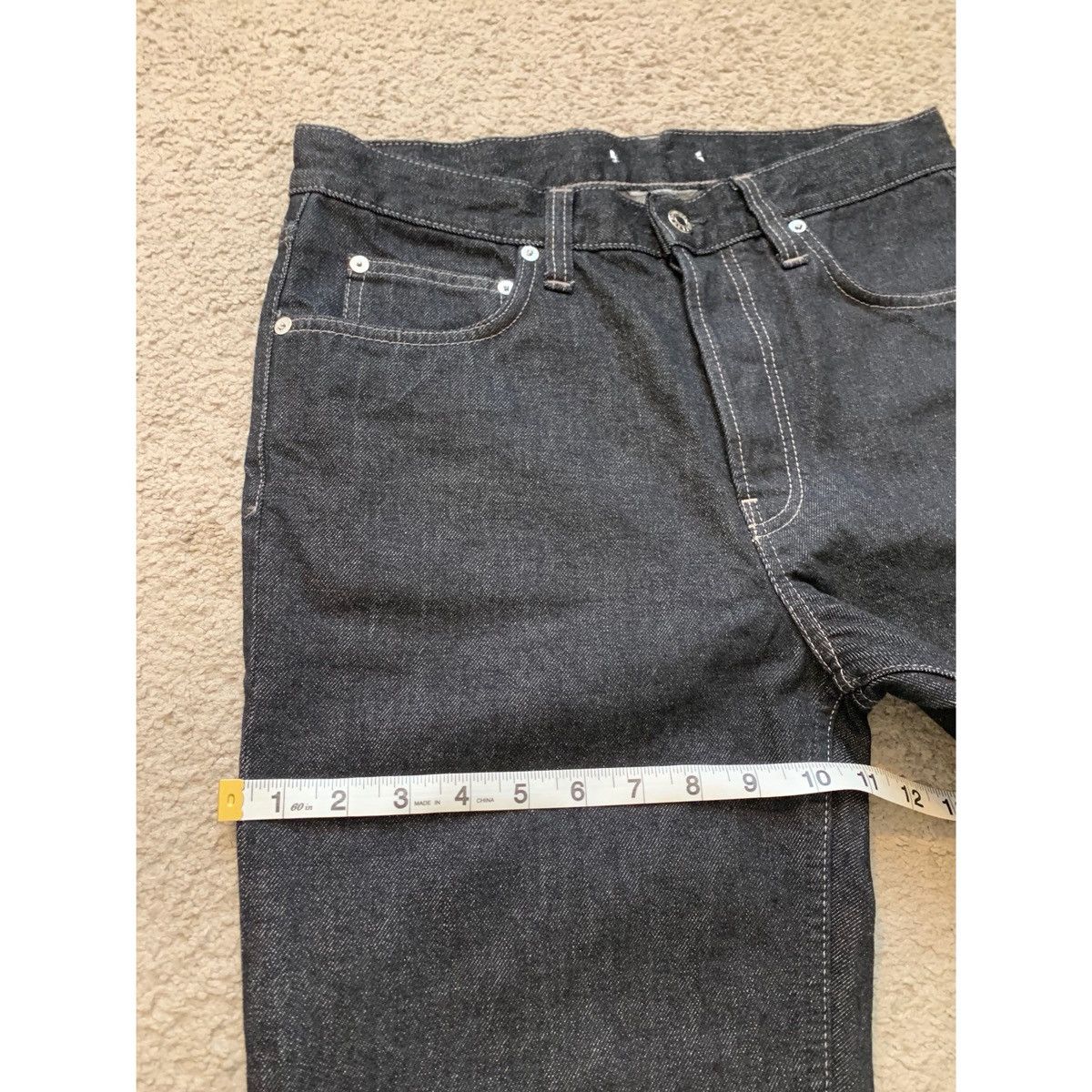 Helmut Lang HELMUT LANG BLACK EMBROIDERY JEANS Size US 31 - 18 Thumbnail