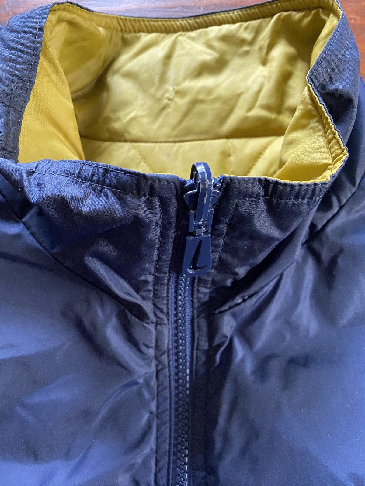 Nike × Vintage Vintage 90’s Nike Air Mini Swoosh Reversible Full Zip Jacket Size US L / EU 52-54 / 3 - 15 Thumbnail
