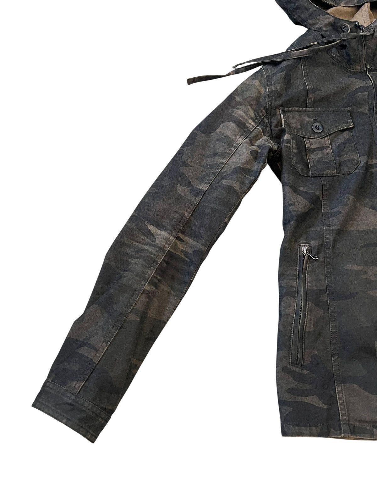 Shellac 2000s Shellac Camo Hooded Tactical Zipper Jacket Size US S / EU 44-46 / 1 - 10 Thumbnail