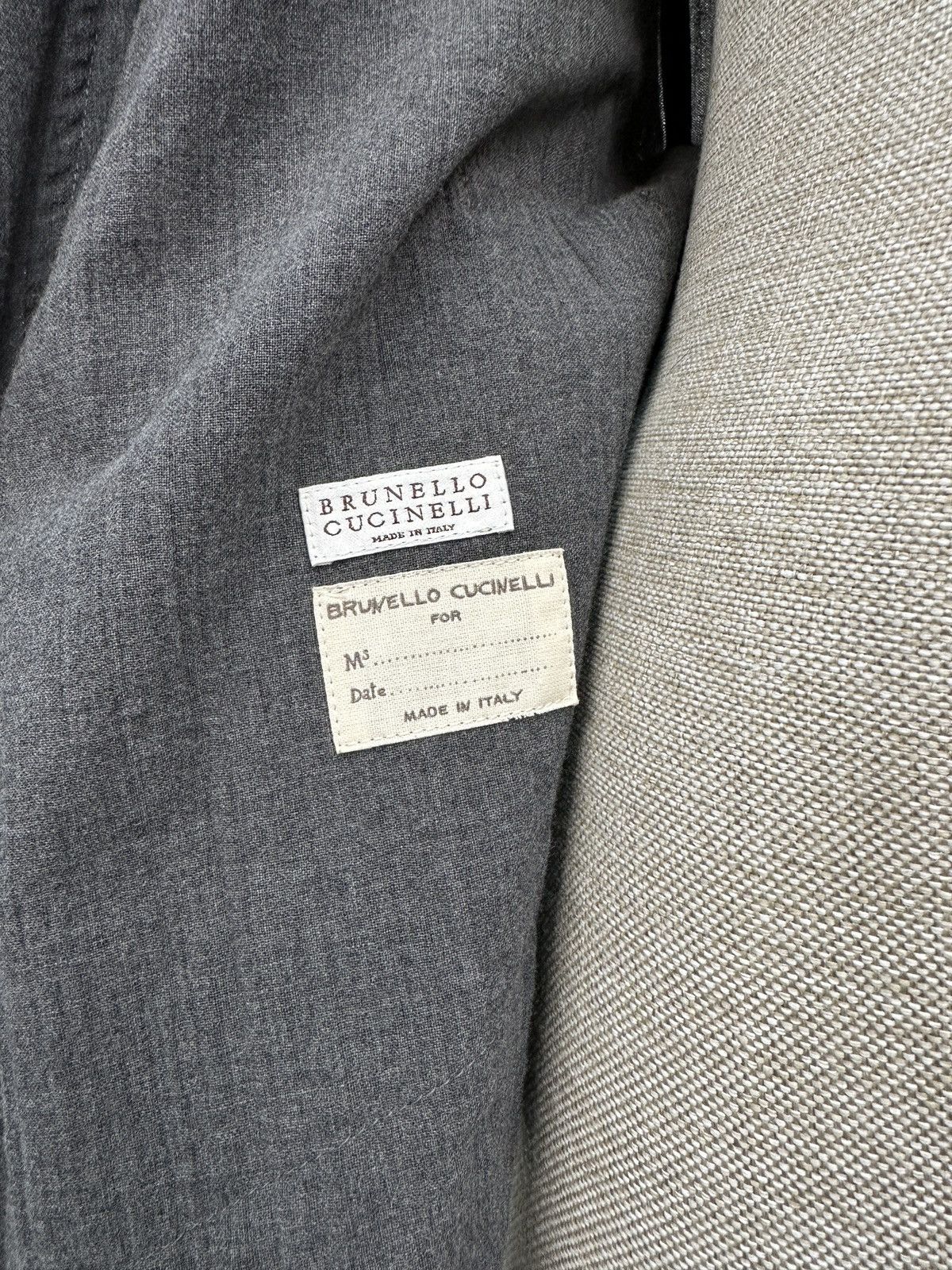 Brunello Cucinelli BRUNELLO CUCINELLI Draped Gray Wool Jacket Flower Belt Sz 40 Size S / US 4 / IT 40 - 5 Thumbnail