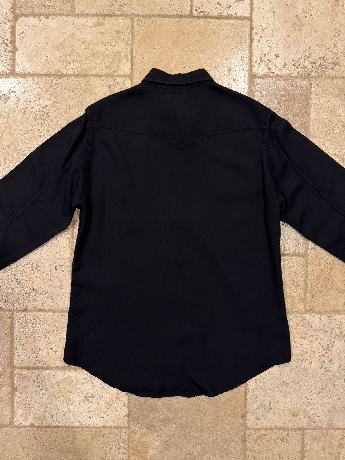 Saint Laurent Paris Saint Laurent x Hedi Western Black Button Up Shirt Size US XXL / EU 58 / 5 - 12 Thumbnail