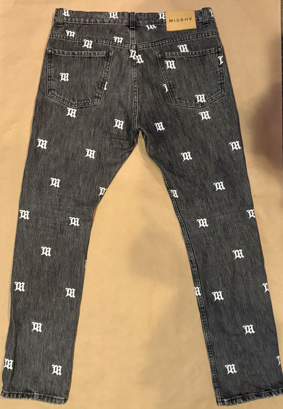 Misbhv Misbhv Monogram Denim Pants Size US 30 / EU 46 - 7 Thumbnail