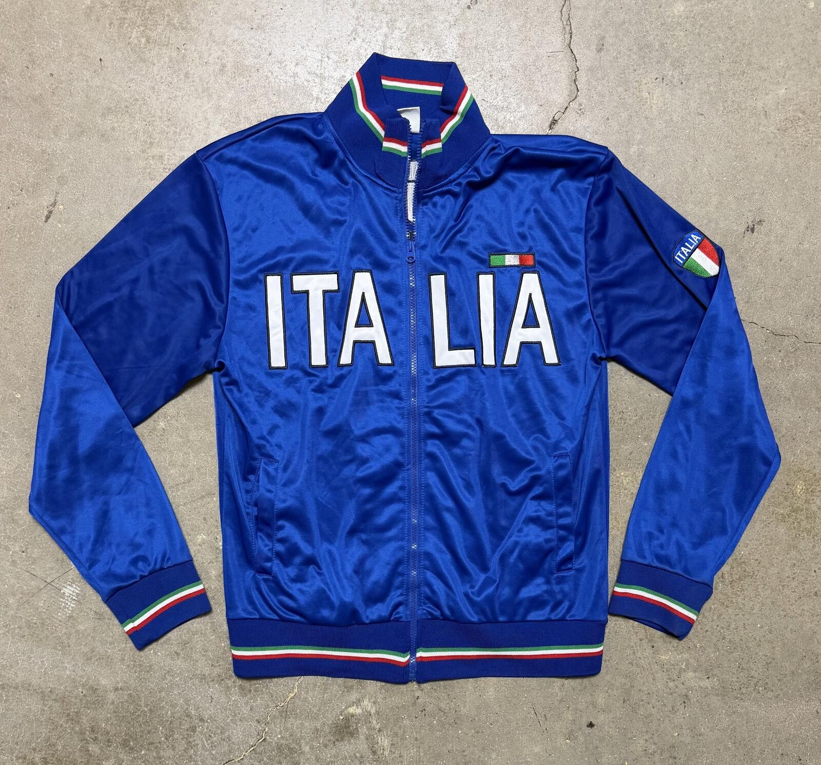 Other Italia Jacket Mens XL Blue Full Zip Size US XL / EU 56 / 4 - 1 Thumbnail
