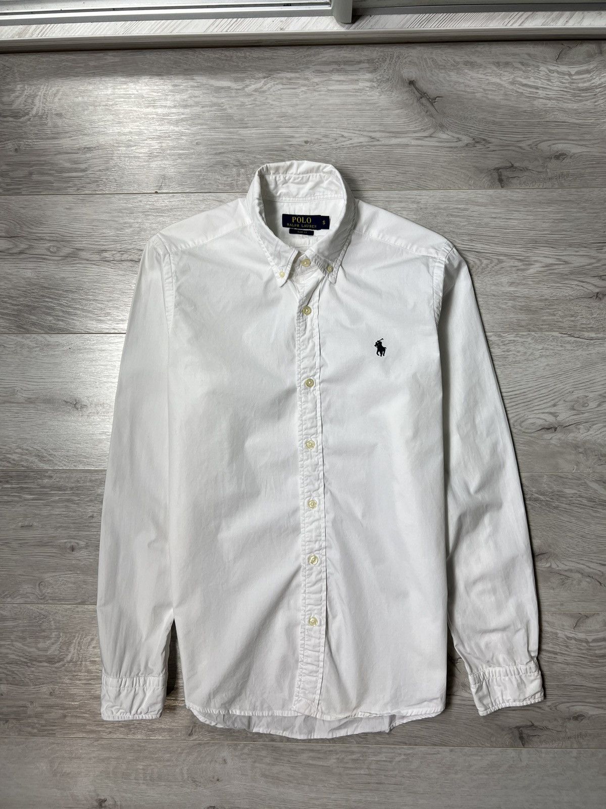 Polo Ralph Lauren Polo Ralph Lauren White Long Sleeve Button Up Shirt Size US S / EU 44-46 / 1 - 2 Thumbnail