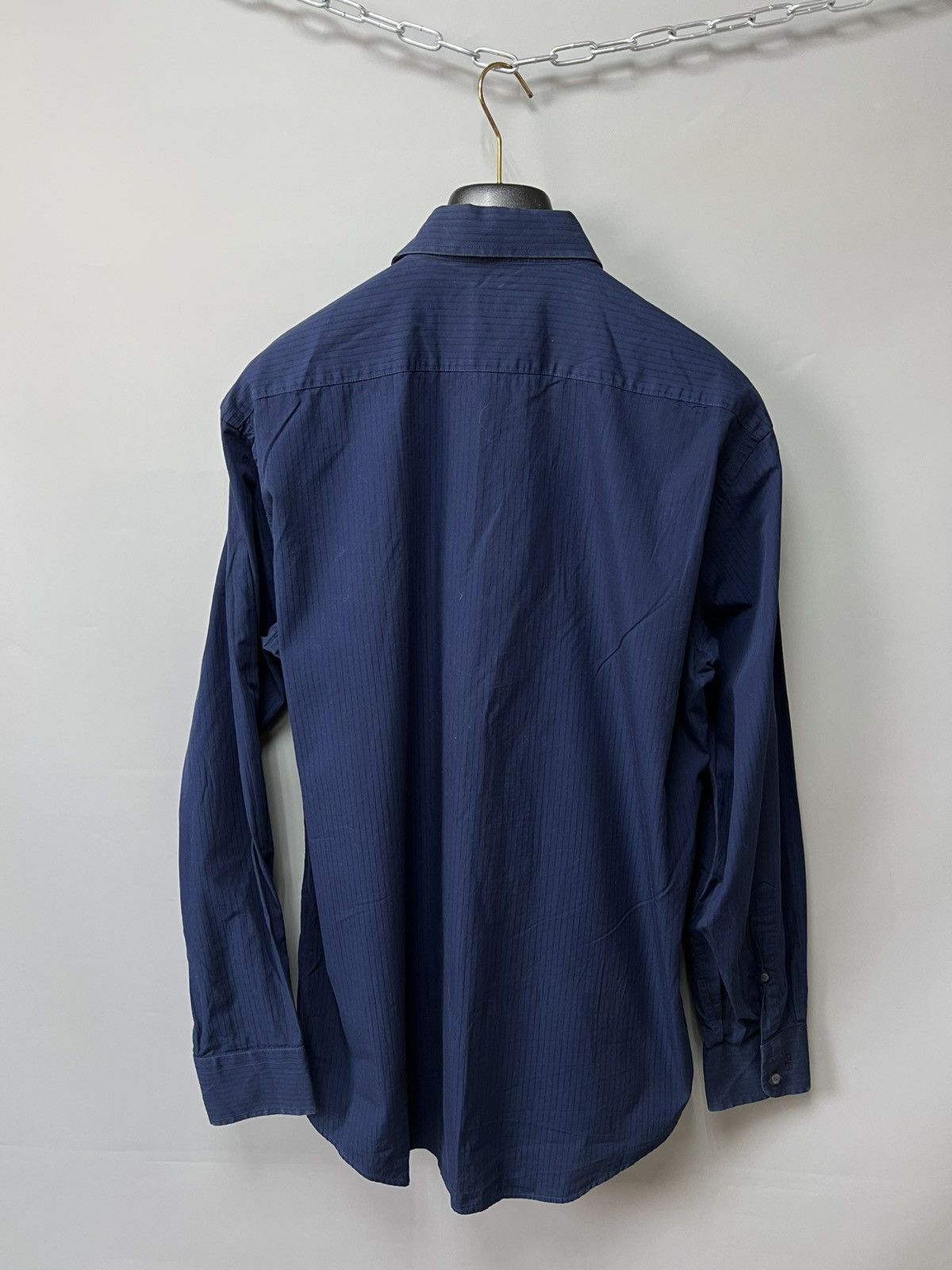 Balenciaga Vintage 90s Balenciaga Long Sleeve Button Up Shirt Size US L / EU 52-54 / 3 - 3 Thumbnail
