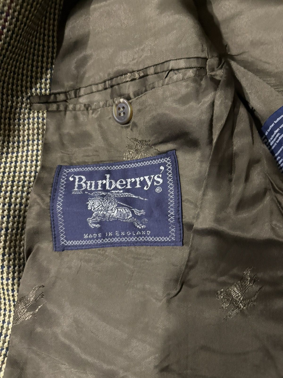 Burberry Vintage Burberrys Blazer Size 42L - 9 Thumbnail