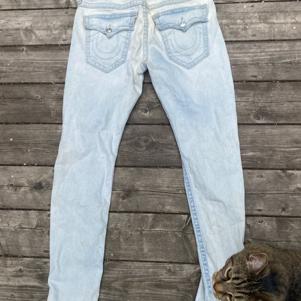 True Religion True Religion Jeans Size 34 RICKY BIG T Blue Size US 34 / EU 50 - 4 Thumbnail