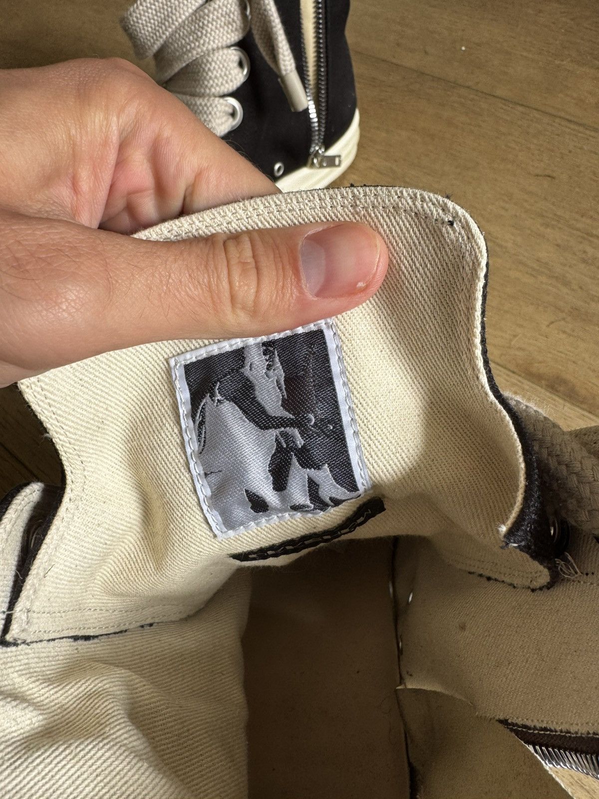 Rick Owens Jumbo Laced Ramones Size US 12 / EU 45 - 5 Thumbnail