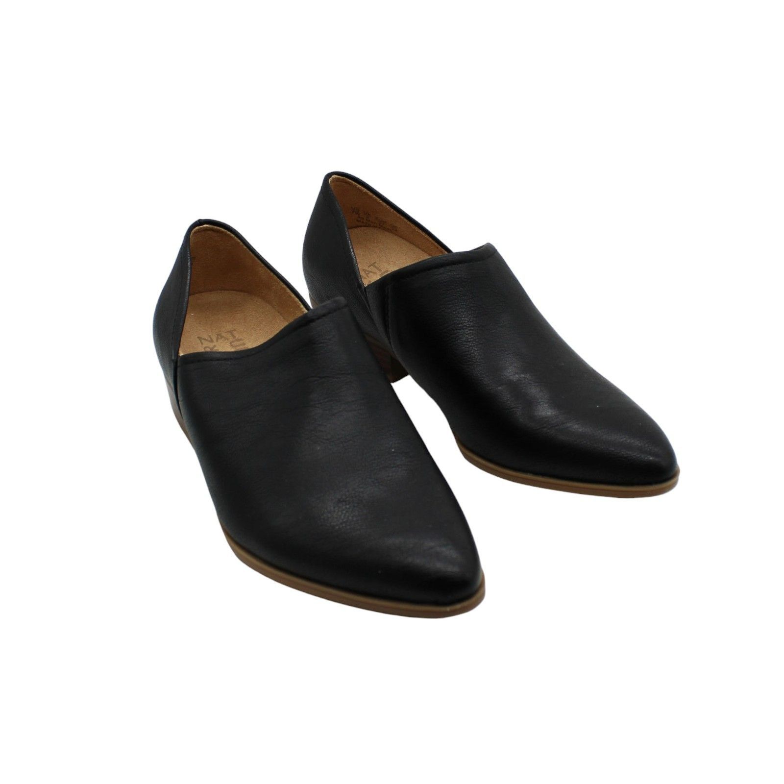 Naturalizer Womens Black Cushioned Non-Slip Carlyn Pointed T