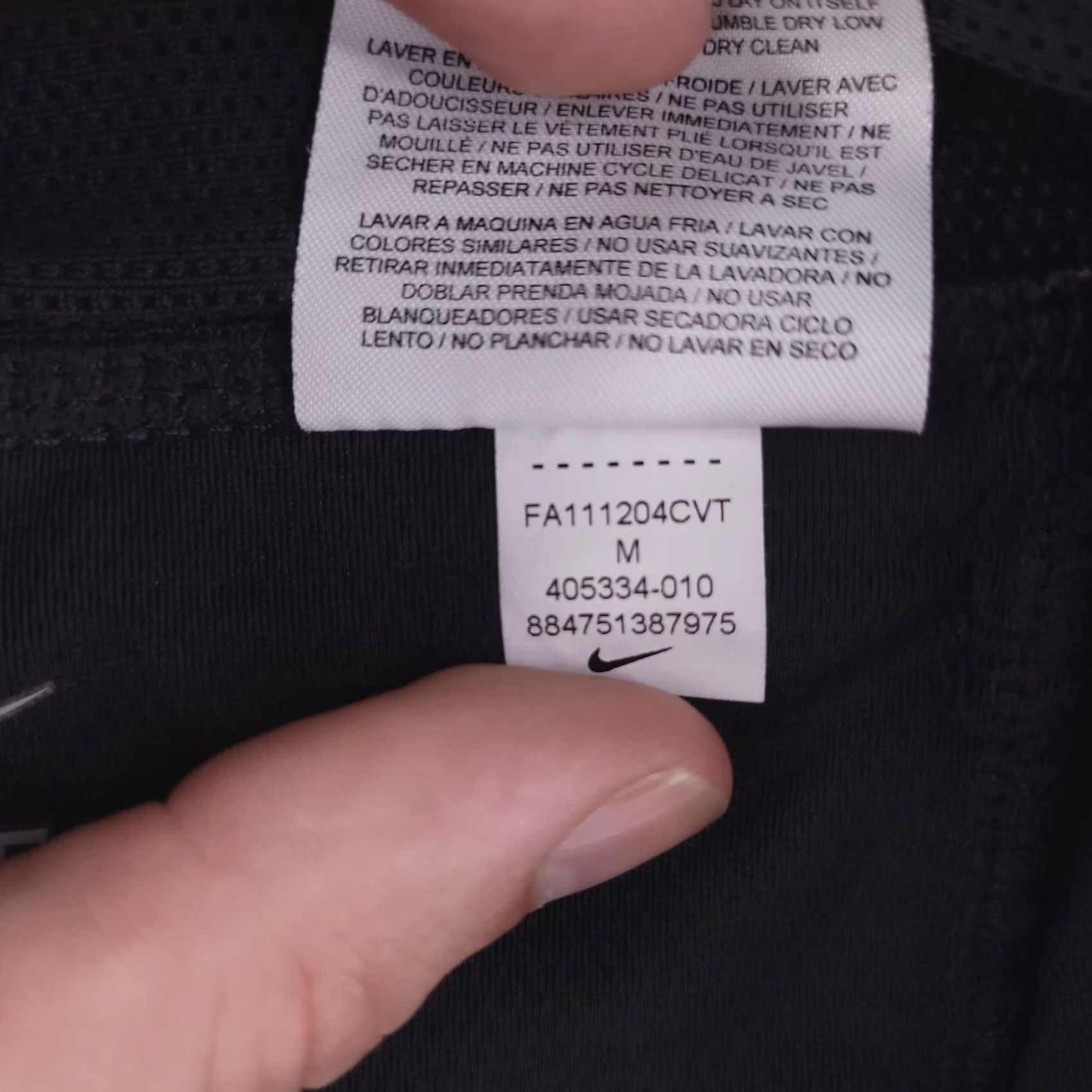 Nike Nike Shorts Womens M Black Capri Filament Dri-Fit Running Knee Capris Mens? Womens Size 32" / US 10 / IT 46 - 7 Thumbnail