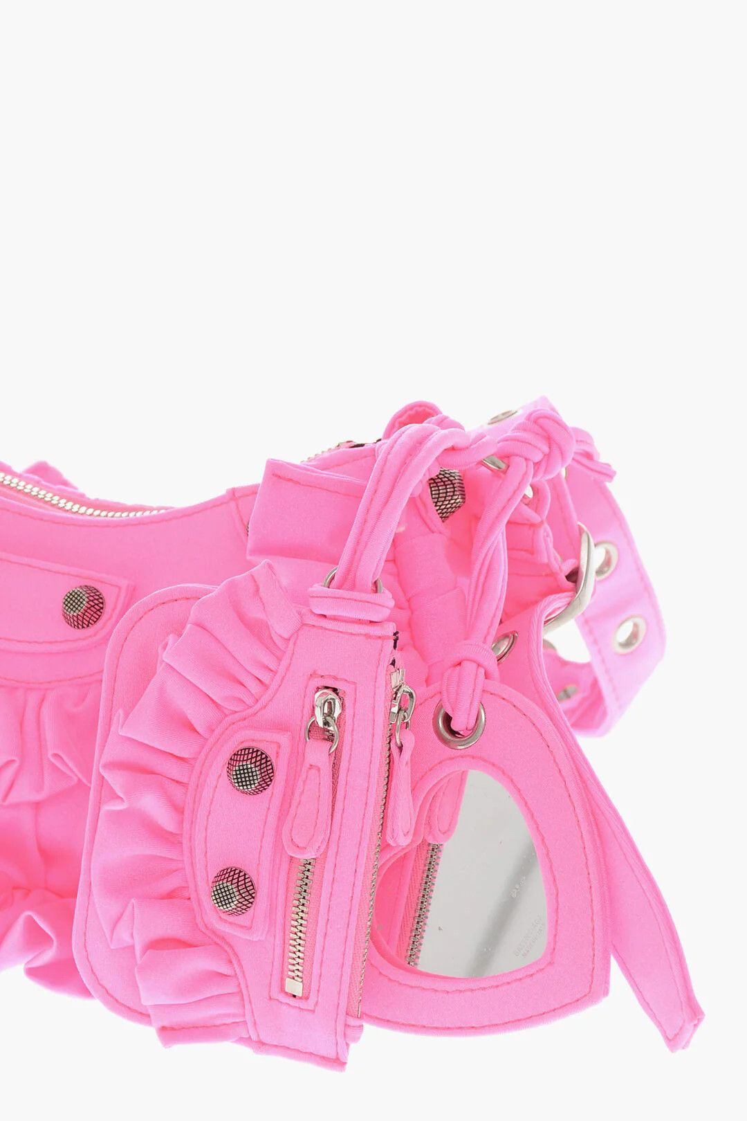 Balenciaga og1mm0326 Size: OS / Fabric Shoulder Bag in Pink Size ONE SIZE - 4 Thumbnail