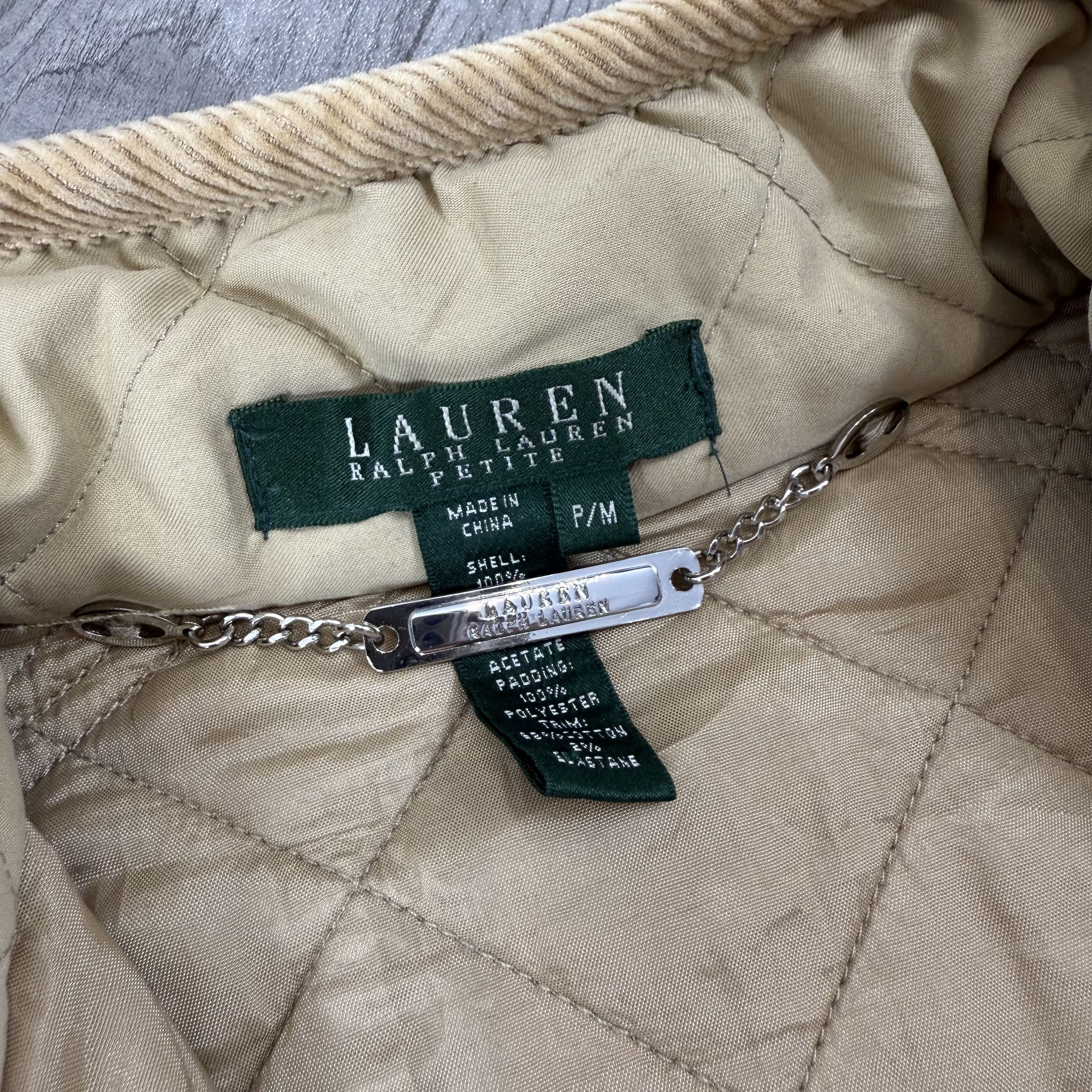 Lauren Ralph Lauren Vintage Lauren Ralph Lauren Women's Beige Quilted Jacket Size M / US 6-8 / IT 42-44 - 11 Thumbnail