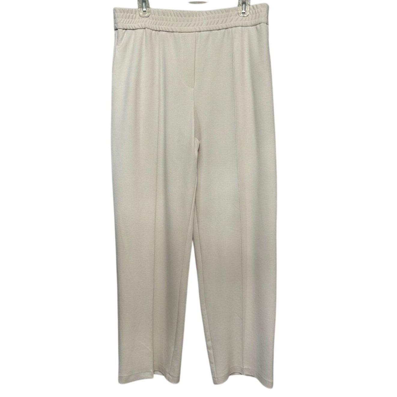 Topshop Topshop Dress Pants Ivory Waffle Knit Pull On 6 New Size 33" - 1 Thumbnail