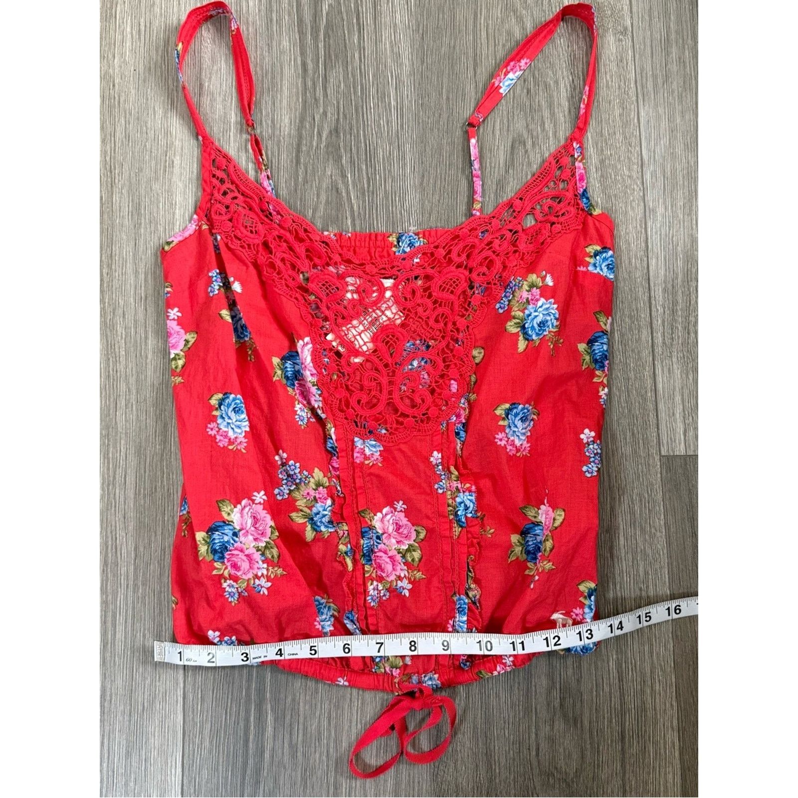 Abercrombie & Fitch Abercrombie & Fitch Floral Isabelle Top Sz Med Romantic Size M / US 6-8 / IT 42-44 - 9 Thumbnail