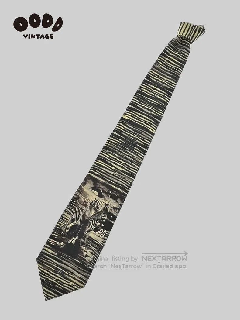 Jean Paul Gaultier Jean Paul Gaultier Zebra Goddess Tie Size ONE SIZE - 2 Thumbnail