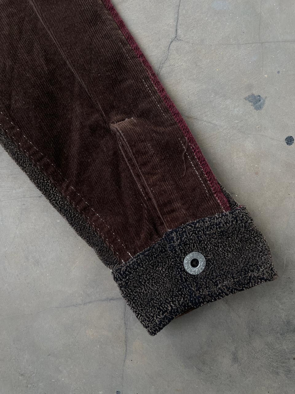 Handmade Archival Chipie Japan Hand Made Mixed Corduroy Fleece Shirt Size US L / EU 52-54 / 3 - 11 Thumbnail