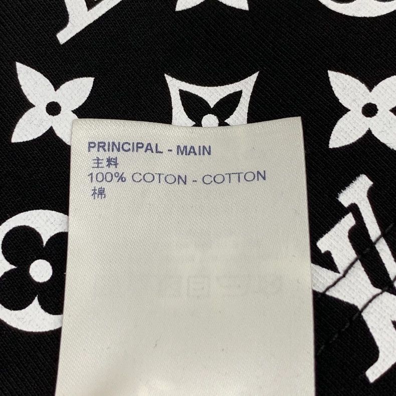 Louis Vuitton Louis Vuitton Black logo, full print, cotton, crewneck, sh Size US M / EU 48-50 / 2 - 7 Thumbnail