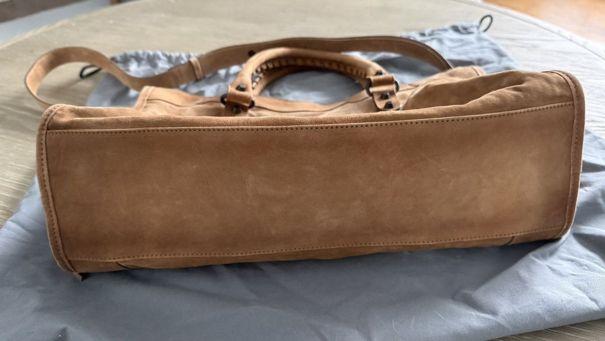 Balenciaga Le City Medium in Camel Suede Size ONE SIZE - 5 Thumbnail