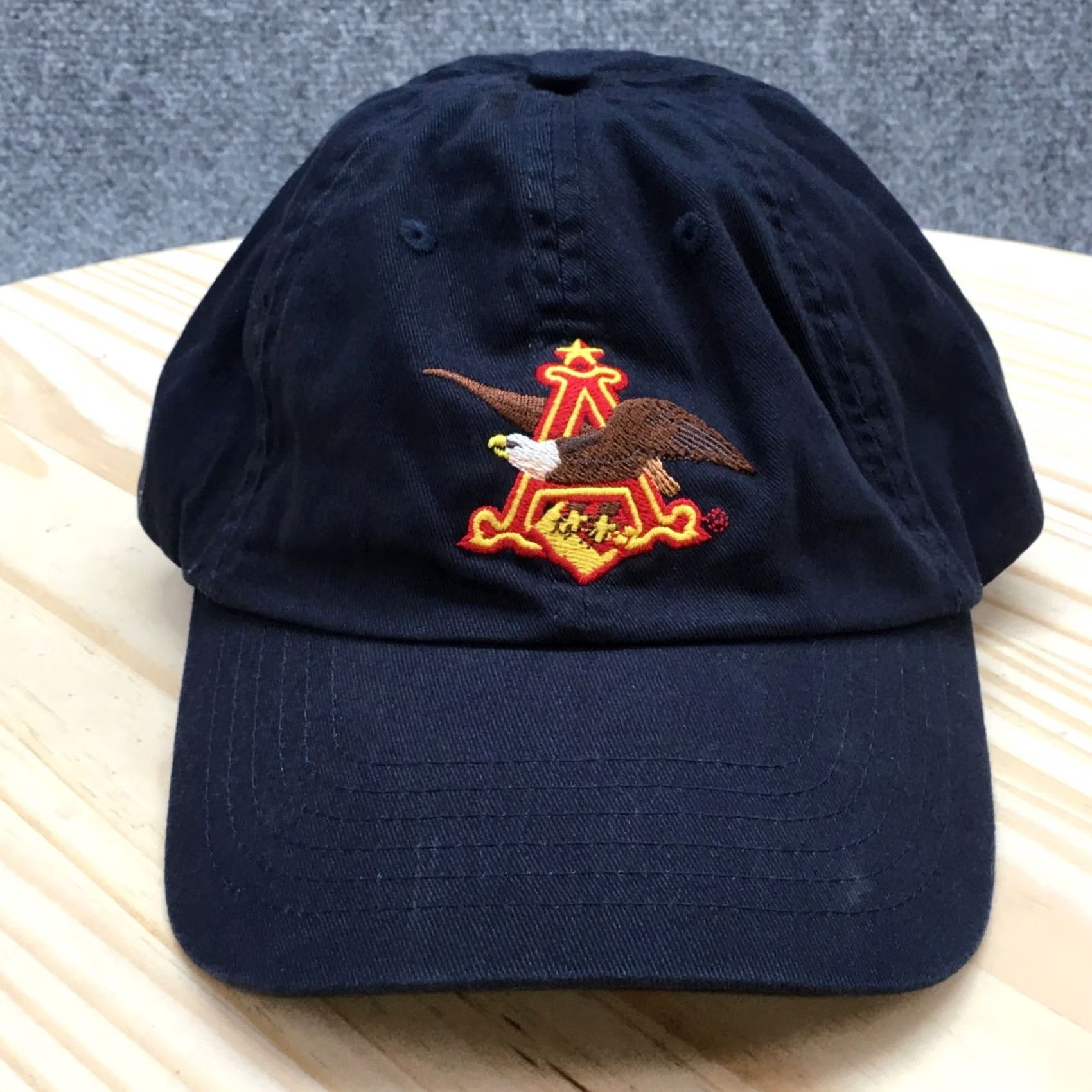 Vintage Anheuser-Busch St. Louis Brewery Baseball Hat Unisex Blue OS Embroidered Logo Size ONE SIZE - 3 Thumbnail