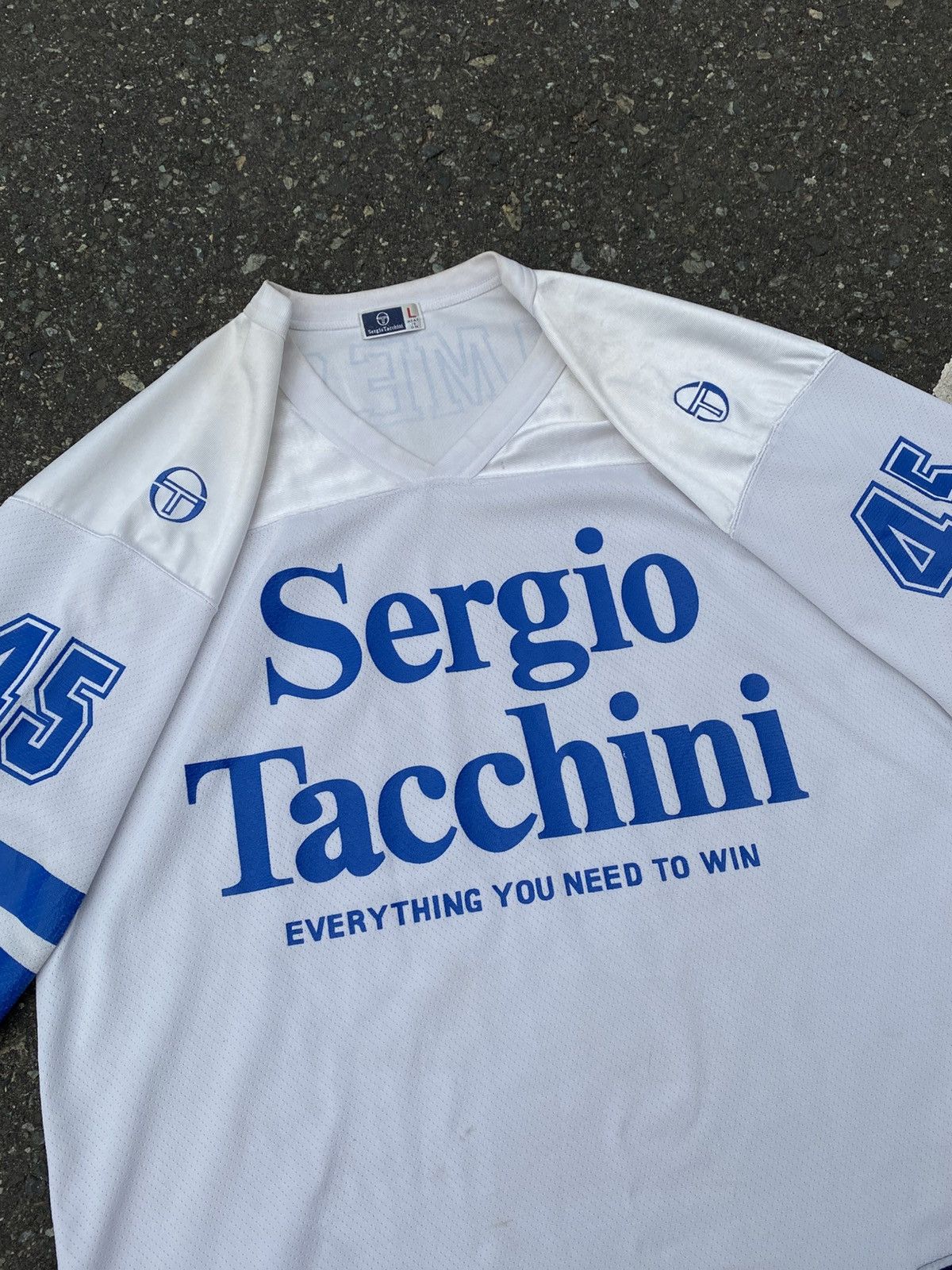 Sergio Tacchini VINTAGE JERSEY SERGIO TACCHINI Size US XL / EU 56 / 4 - 5 Thumbnail