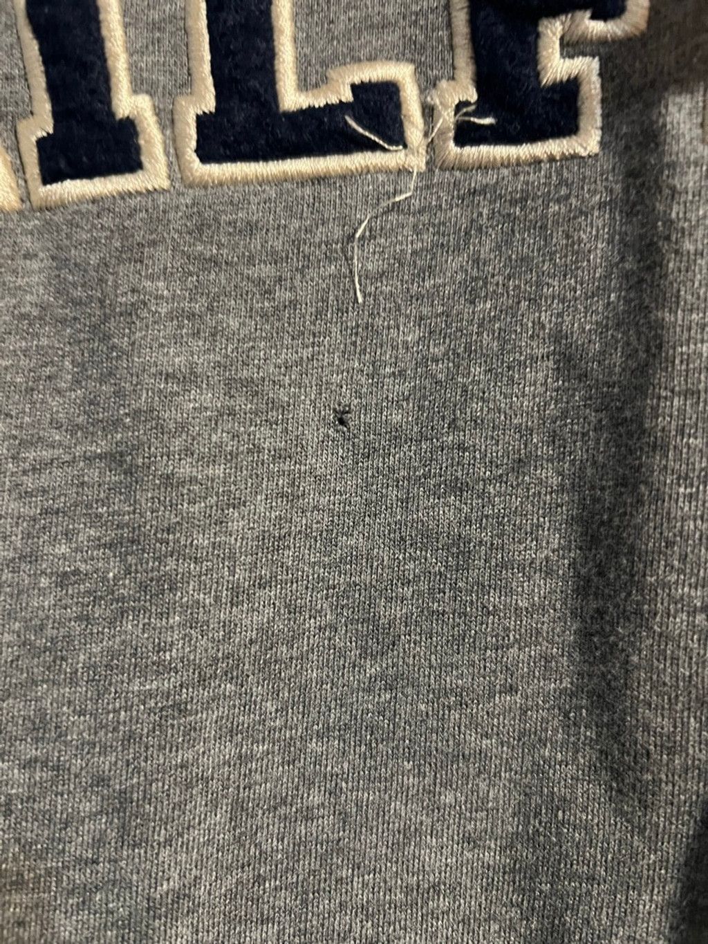 Tommy Hilfiger Men's Tommy Hilfiger Gray Navy Blue Hoodie L Size US L / EU 52-54 / 3 - 2 Thumbnail
