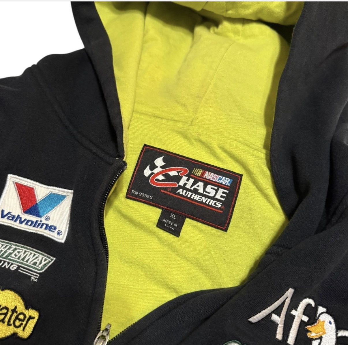 Chase Authentics Nascar Vintage Carl Edwards Zip Up Hoodie Size US XL / EU 56 / 4 - 3 Thumbnail