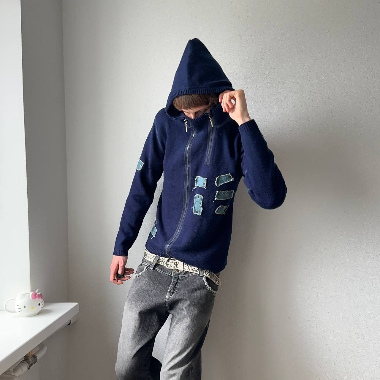 Hysteric Glamour × Undercover 00s Military Painted Zip Hoodie Napoleon Buzz Rickson’s Vibe Size US L / EU 52-54 / 3 - 4 Thumbnail
