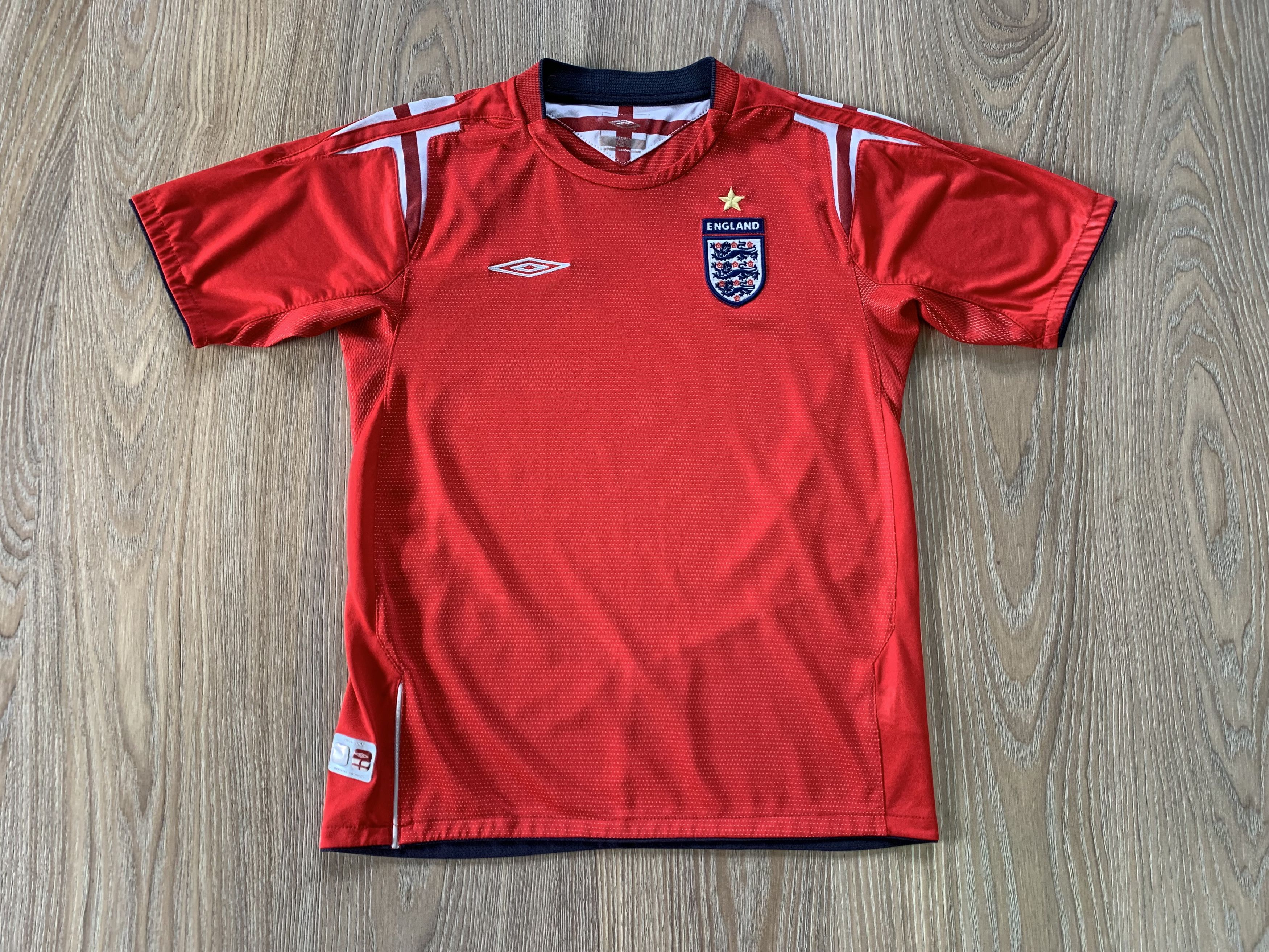 Umbro Vintage Umbro England Away Soccer Jersey 2004-2006 Size US M / EU 48-50 / 2 - 2 Thumbnail