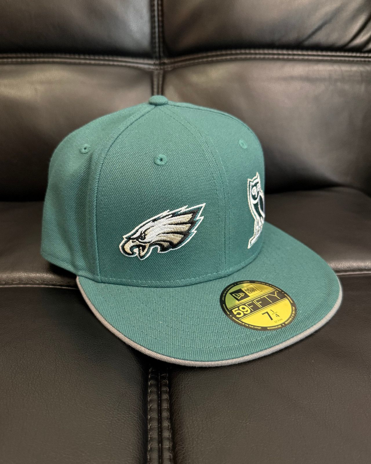 New Era 7 1/4 - OVO x New Era x NFL Philadelphia Eagles Fitted Hat Size ONE SIZE - 3 Thumbnail