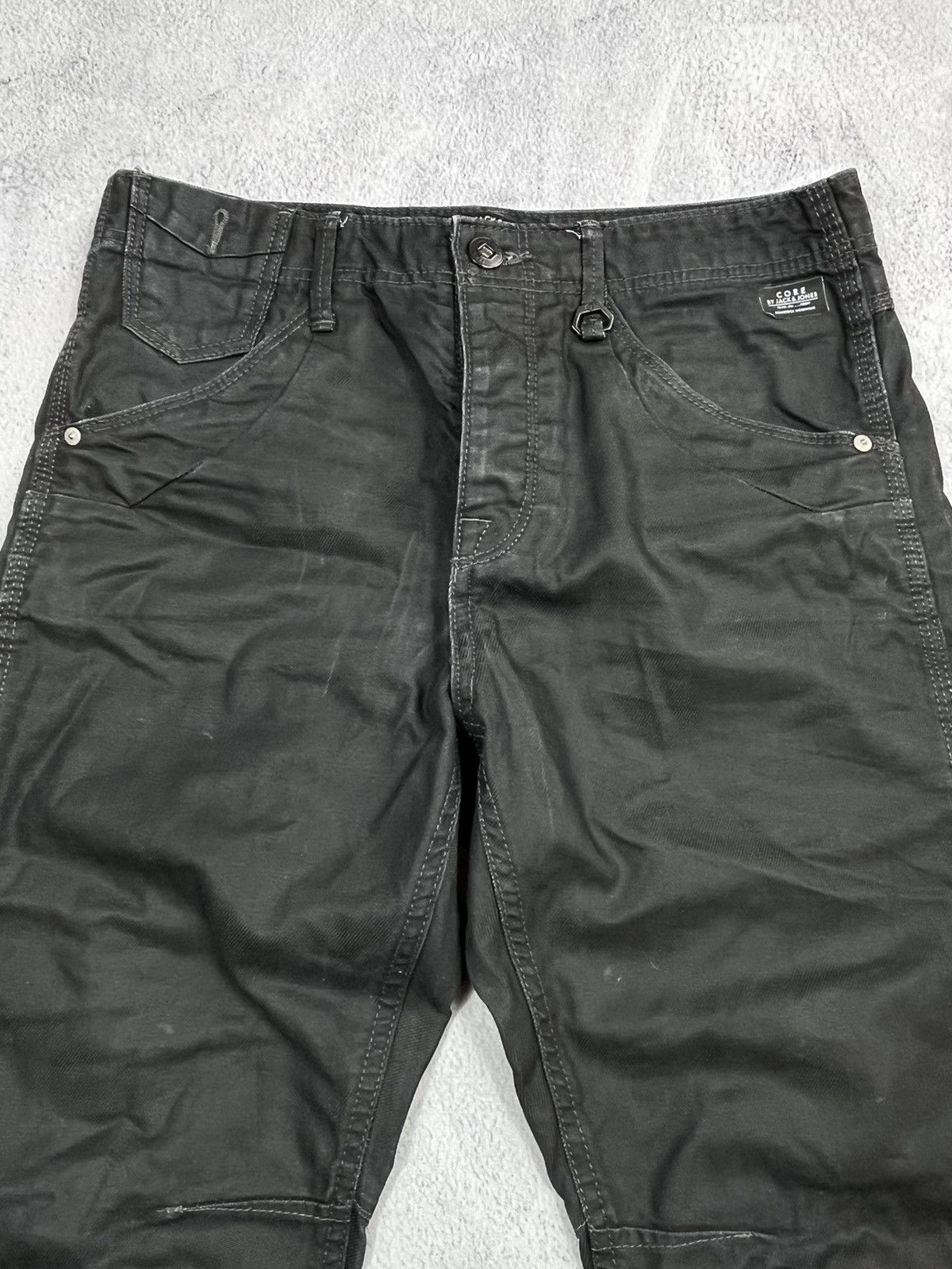 Vintage Vintage Y2K Japanese faded waxed style denim jeans size 32 Size US 31 - 8 Thumbnail