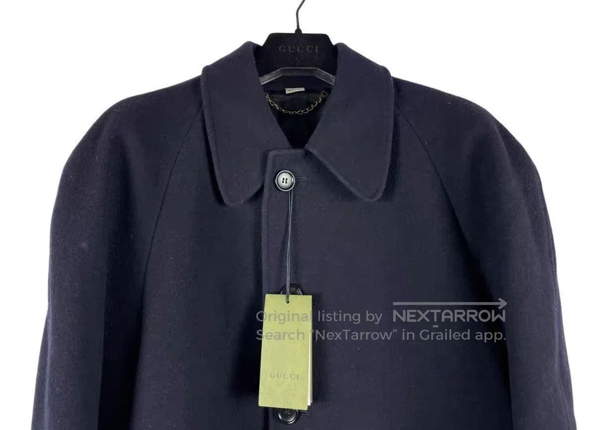 Gucci Blue Long Coat - Size M. Size US M / EU 48-50 / 2 - 3 Thumbnail