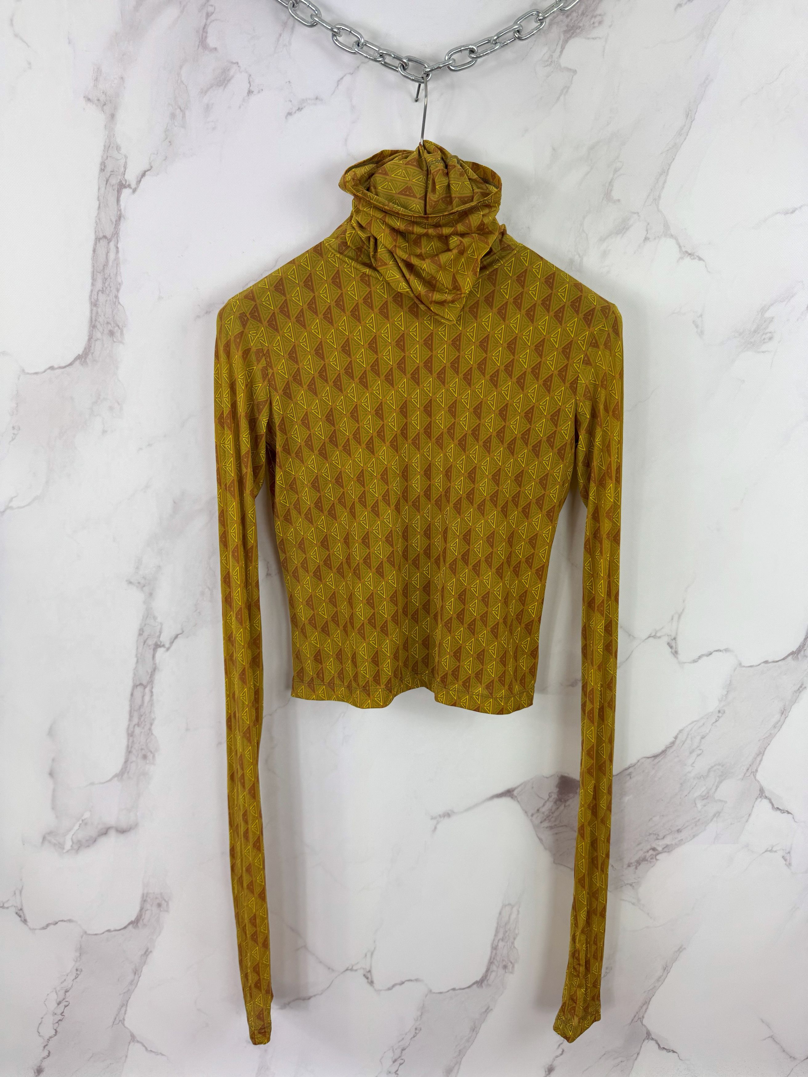 Gianfranco Ferre Vintage Gianfranco Ferre Jeans Jacquard Turtle Longsleeve Size S / US 4 / IT 40 - 1 Thumbnail