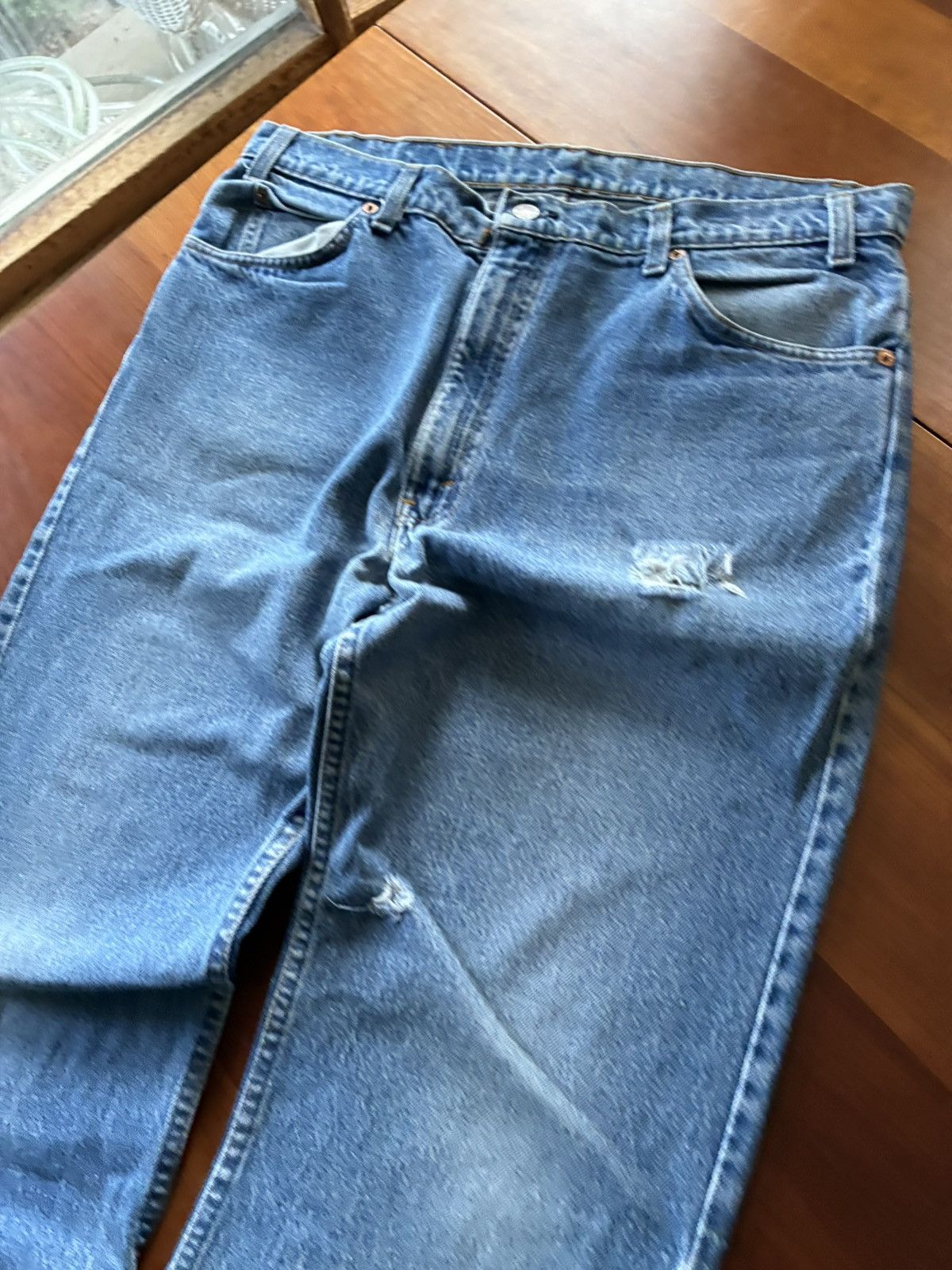 Levi's Vintage 80s Levi’s orange tab baggy denim jeans Size US 36 / EU 52 - 4 Thumbnail