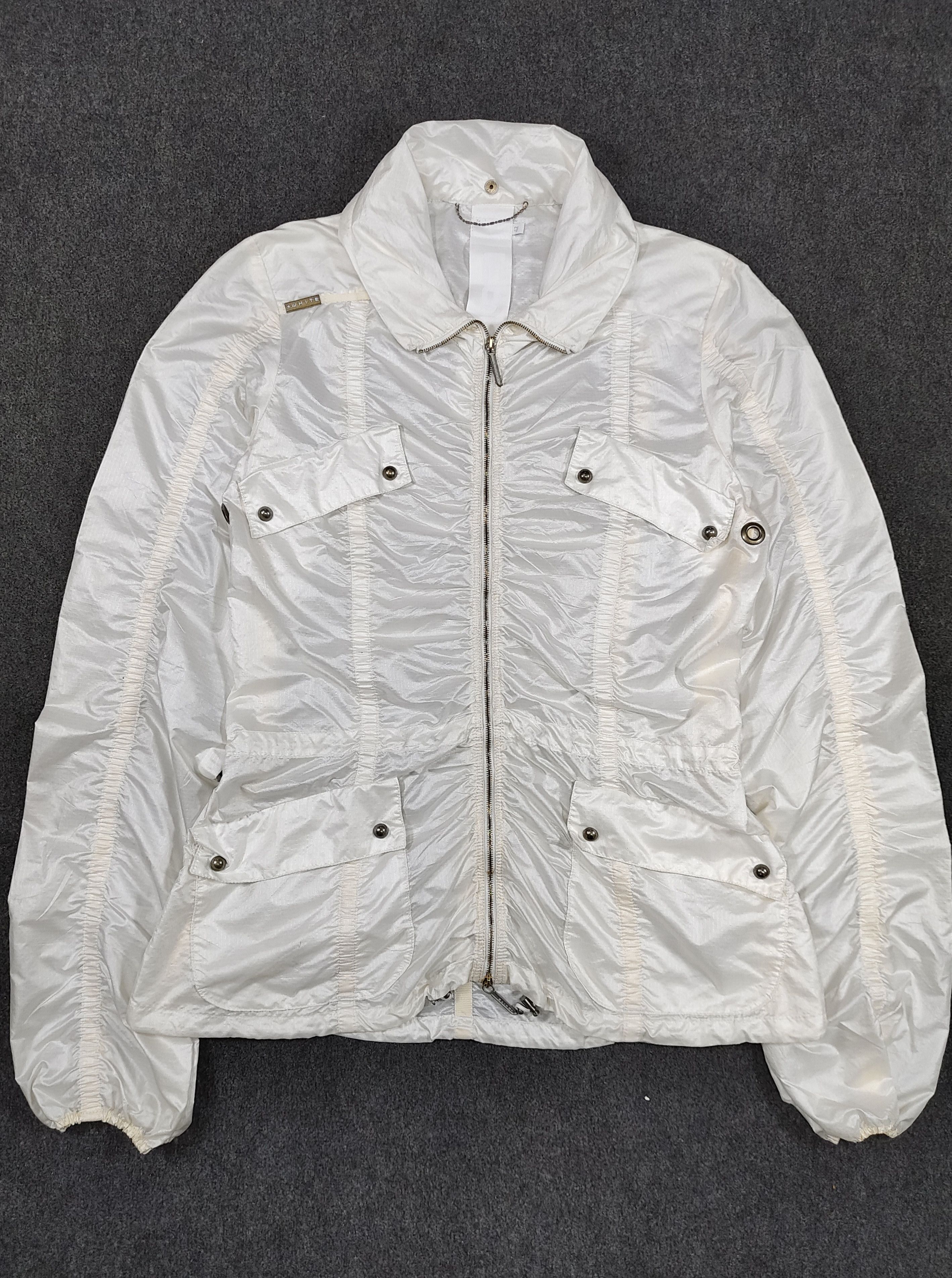 Other 00s CBY +White 🇮🇹 Minimal Design Utility Technical Jacket Size M / US 6-8 / IT 42-44 - 1 Thumbnail