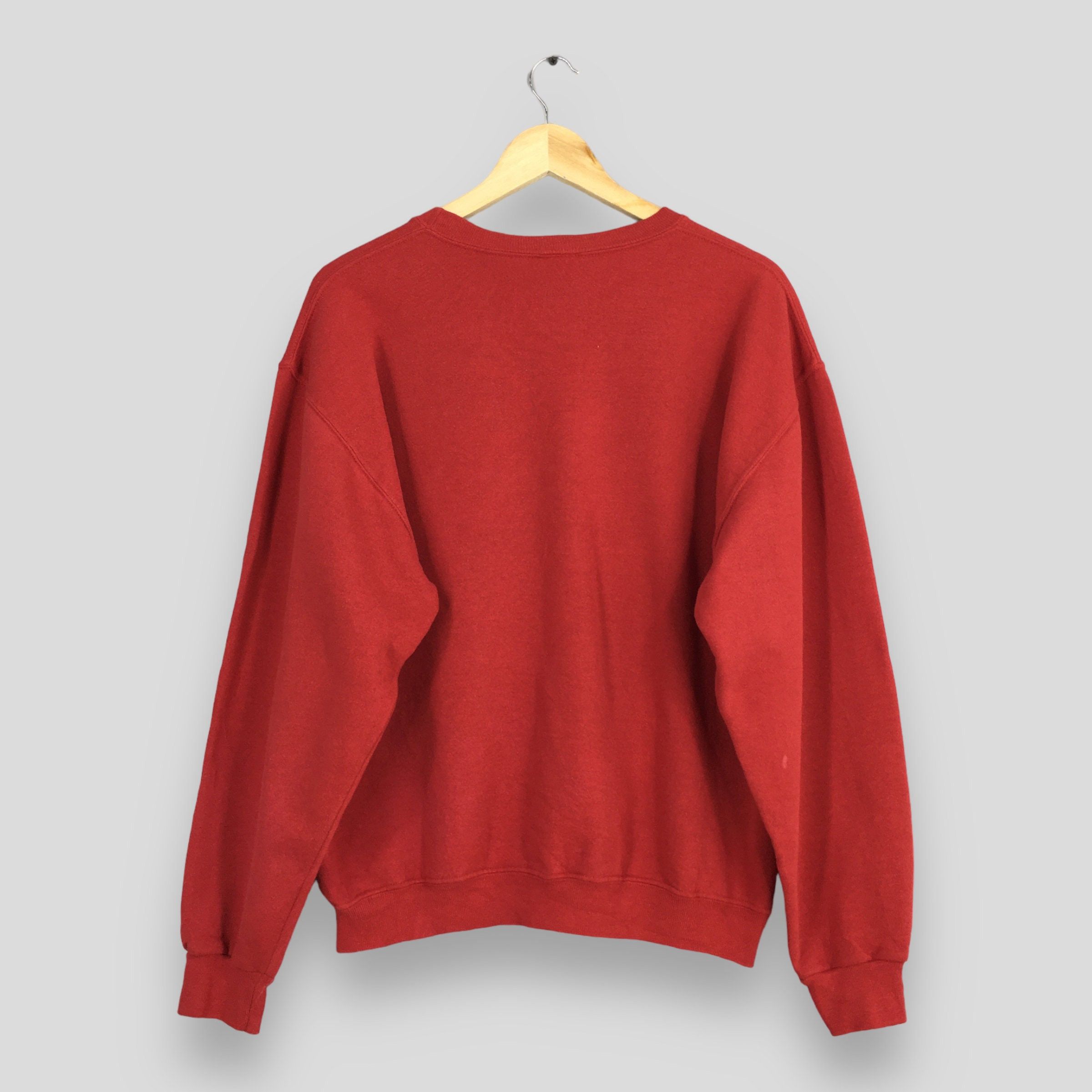 Russell Athletic Vintage 90s Russell Athletic Red Plain Sweatshirt Medium Size US M / EU 48-50 / 2 - 7 Thumbnail