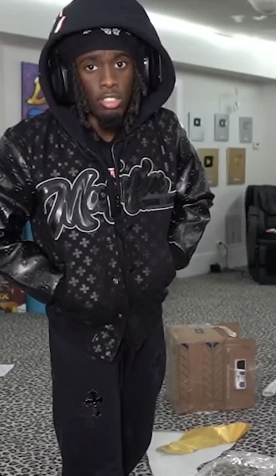 Other Mafia Blackout Varsity Jacket Size US L / EU 52-54 / 3 - 3 Thumbnail
